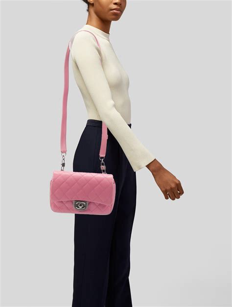 chanel pink bag waist chain|chanel wallet on chain bag.